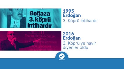Erdoğan İstanbul'a 3.köprüye karşı mıydı? İstanbula'a 3. köprüyü kim yaptı?