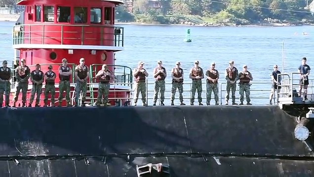 Historic US Navy • Nuclear Submarine Nautilus • Gets Underway