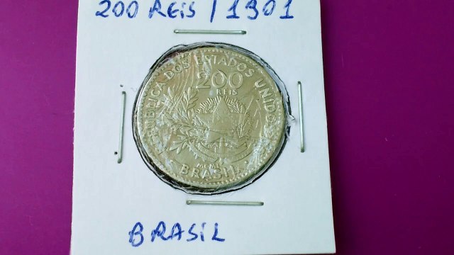 200 RÉIS 1901 BRASIL
