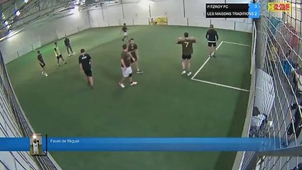 Faute de Miguel - FITZROY FC Vs LES MAISONS TRADITIONS - 19/10/21 20:00 - LIGUE 3