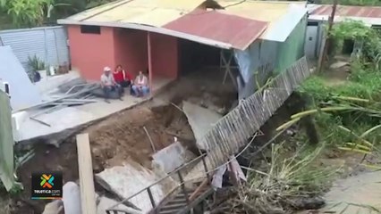 Fuertes lluvias ocasionan avalanchas en el Cerro Alto El Tablazo