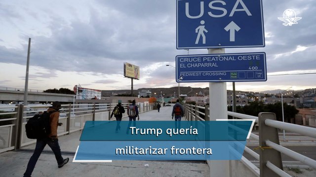 Trump quería enviar 250 mil soldados a la frontera con México