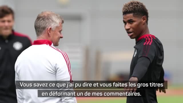 Groupe F - Solskjaer met les choses au clair concernant Rashford