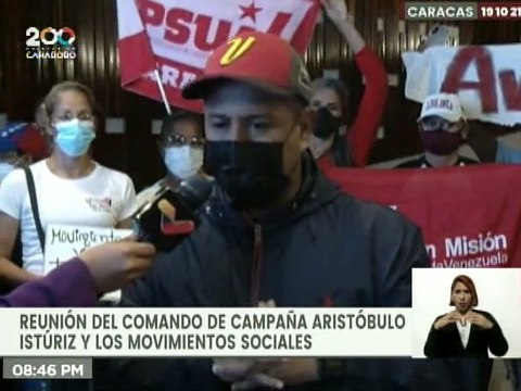 Comando de campaña Aristóbulo Istúriz afina detalles para garantizar victoria popular el 21N