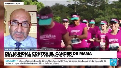 Elmer Huerta: "El cáncer de mama no da ninguna señal, por ello se debe detectar tempranamente"