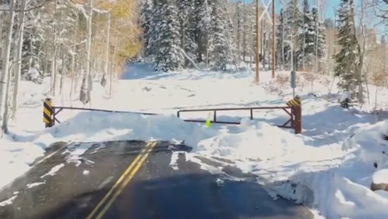 Snow blankets mountainous regions of the West