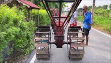 Kubota 80 years old  irrigation water pump in Thailand