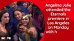 Angelina Jolie attended the Eternals premiere in Los Angeles with five of her children
