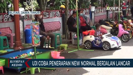 Uji Coba Penerapan New Normal Di Kota Blitar Berjalan Lancar