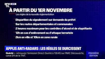 Applications anti-radars: la réglementation évolue au 1er novembre