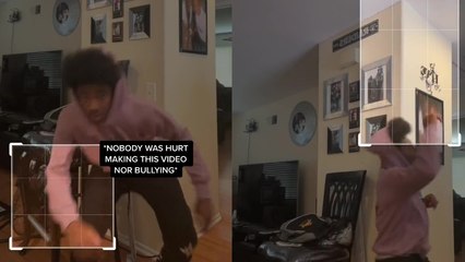 'Boy hits head on the wall while performing viral TikTok photo crop challenge '