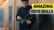 'Professional yo-yo player performs a mindbending trick '