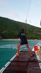 Seriously Fun Ride Slings Man Into the Sea