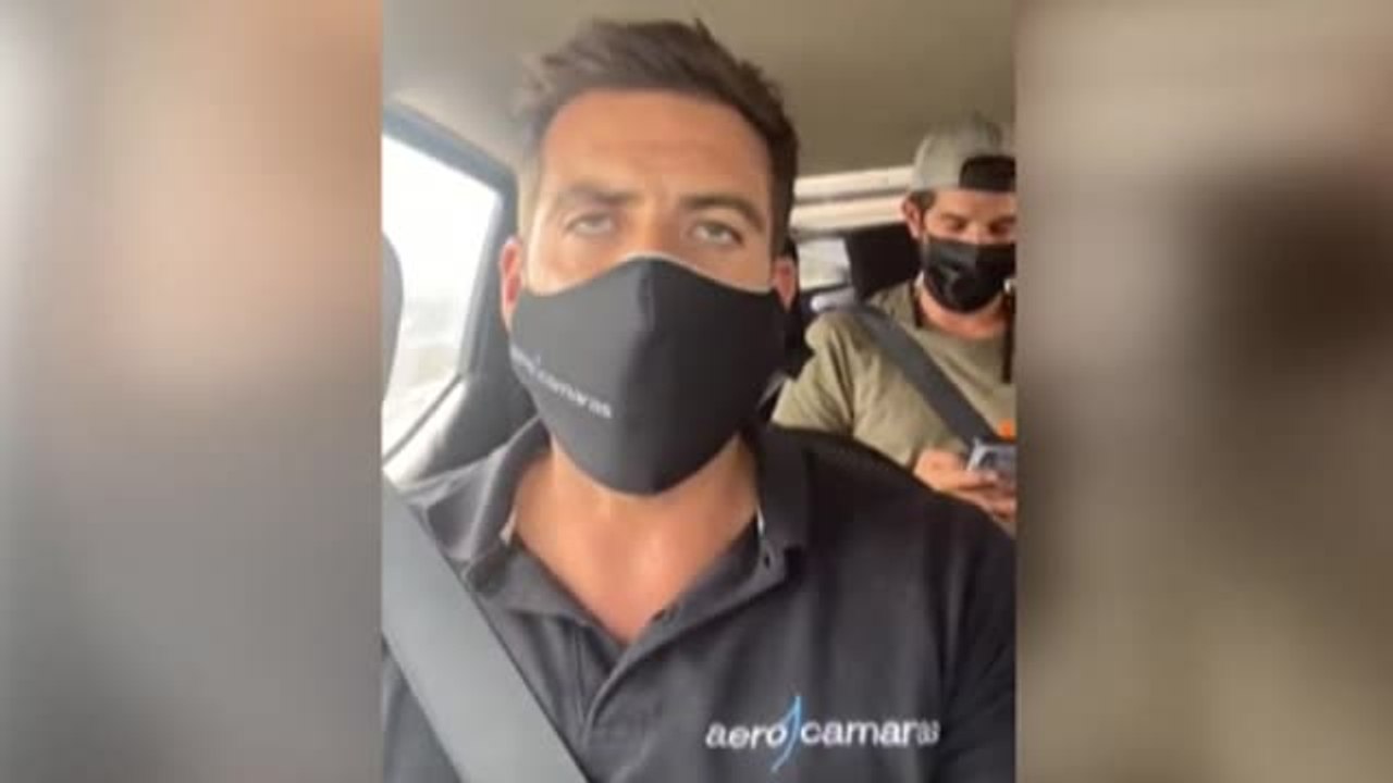 Cada vez más cerca del rescate de los cuatro perros aislados por la lava