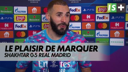 K.Benzema : "Ça fait toujours plaisir de marquer"