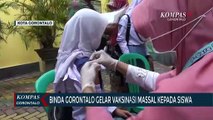 Binda Gorontalo Gelar Vaksinasi Massal Kepada Siswa