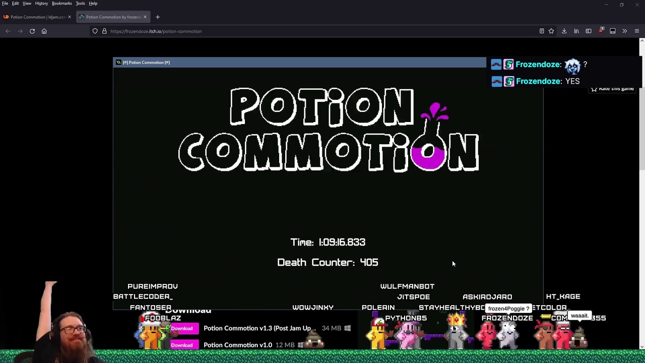 Higlights from Playing Ludum Dare 49 (Unstable) Entries