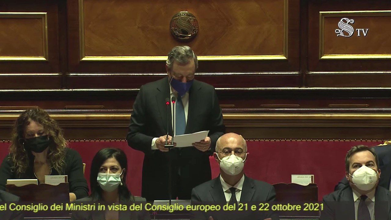 Vaccini, Draghi in Senato: "Grazie a chi ha superato le esitazioni, la campagna procede spedita"