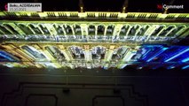 El Festival de Bakú incluyó un impresionante espectáculo de proyecciones en 3D