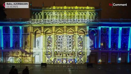 3D-шоу, посвященное творчеству Низами Гянджеви, в Баку