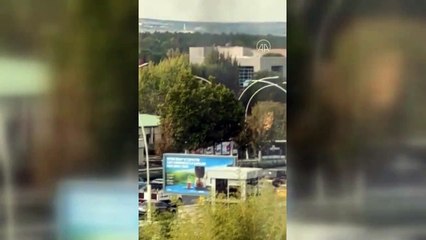 MTA yerleşkesinde patlama kamerada