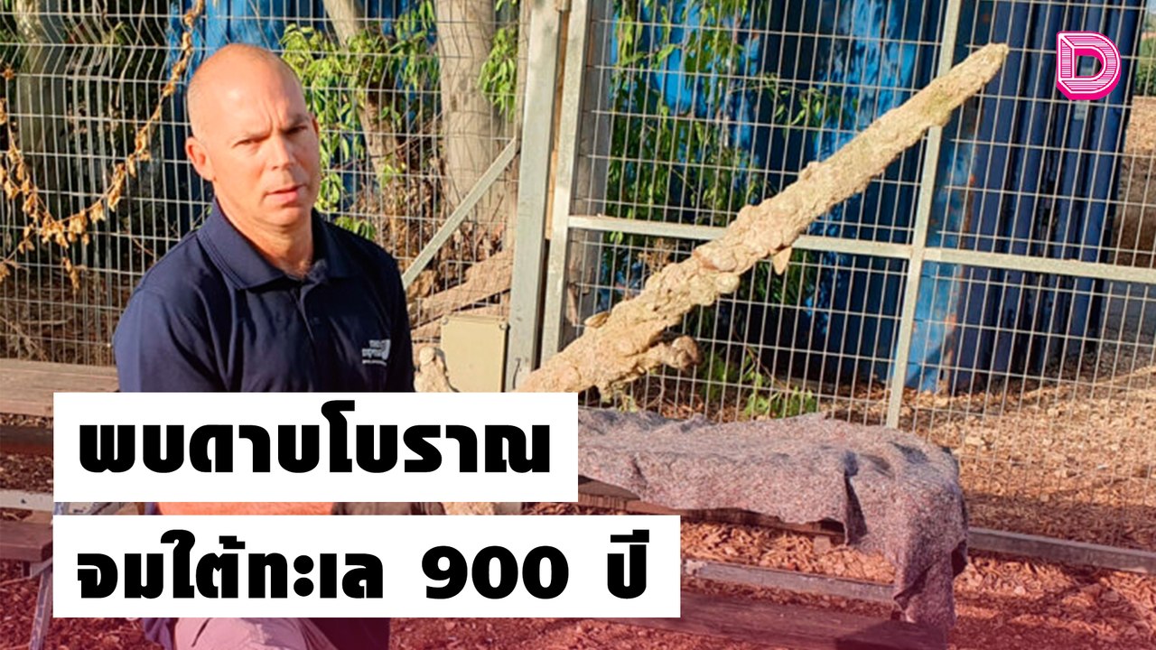 พบดาบโบราณสมัยสงครามครูเสด อายุ 900 ปี จมใต้ทะเล| เดลิ[HOT]นิวส์ 20/10/64
