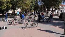 Bisiklet ve scooter kullanımını teşvik etmek için tur düzenlendi