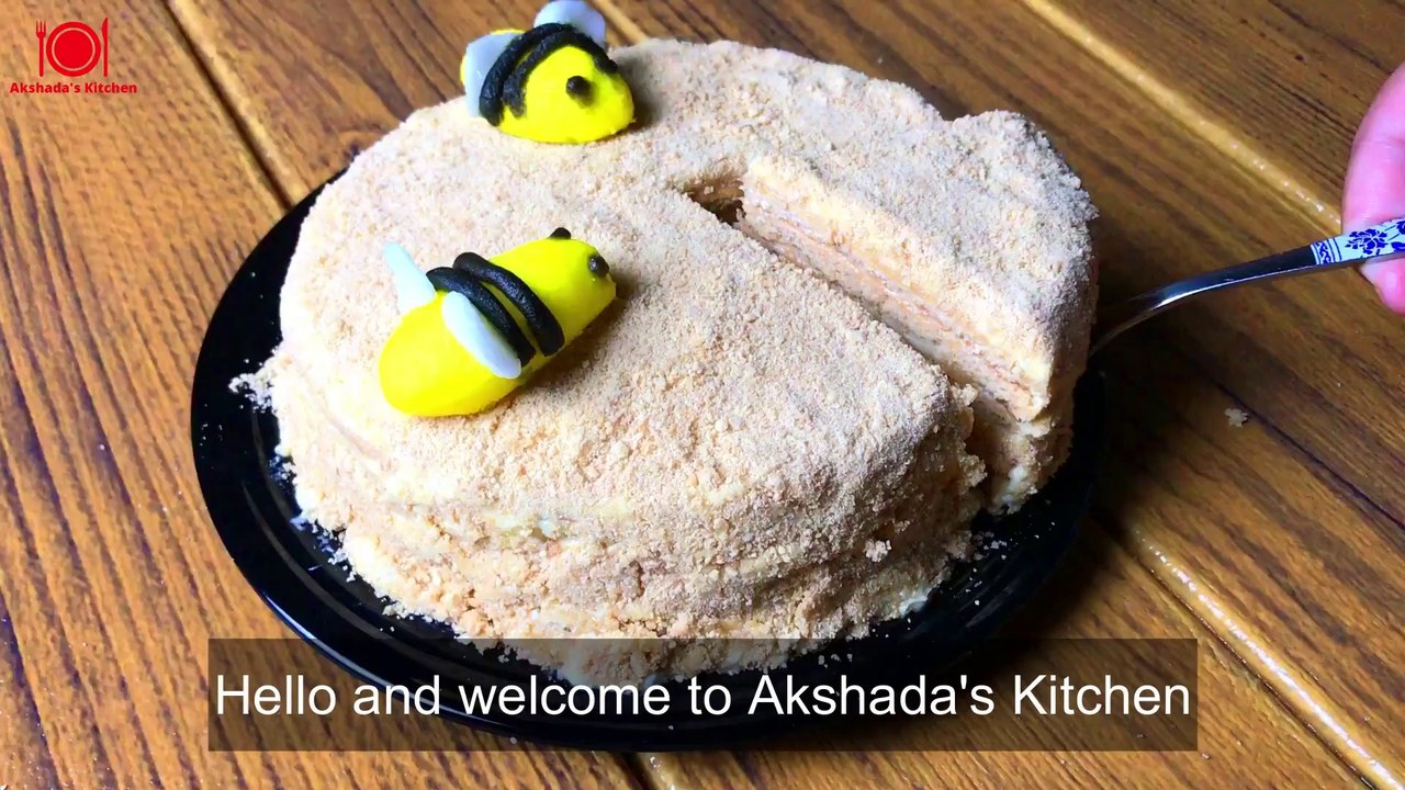 Russian Honey Cake with Wheat Flour
