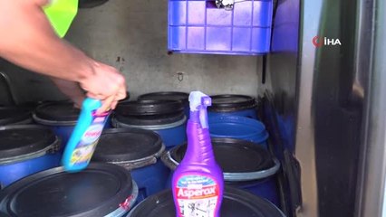 Tuzla'da atık yağ biriktirene temizlik seti hediye