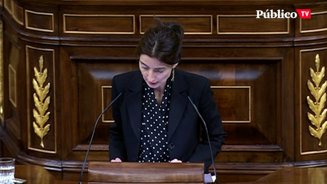 Pilar Llop, a Macarena Olona: ¿Es ejemplar increpar a una mujer periodista en los pasillos de esta Cámara por parte de alguien que se esconde en su inviolabilidad parlamentaria?