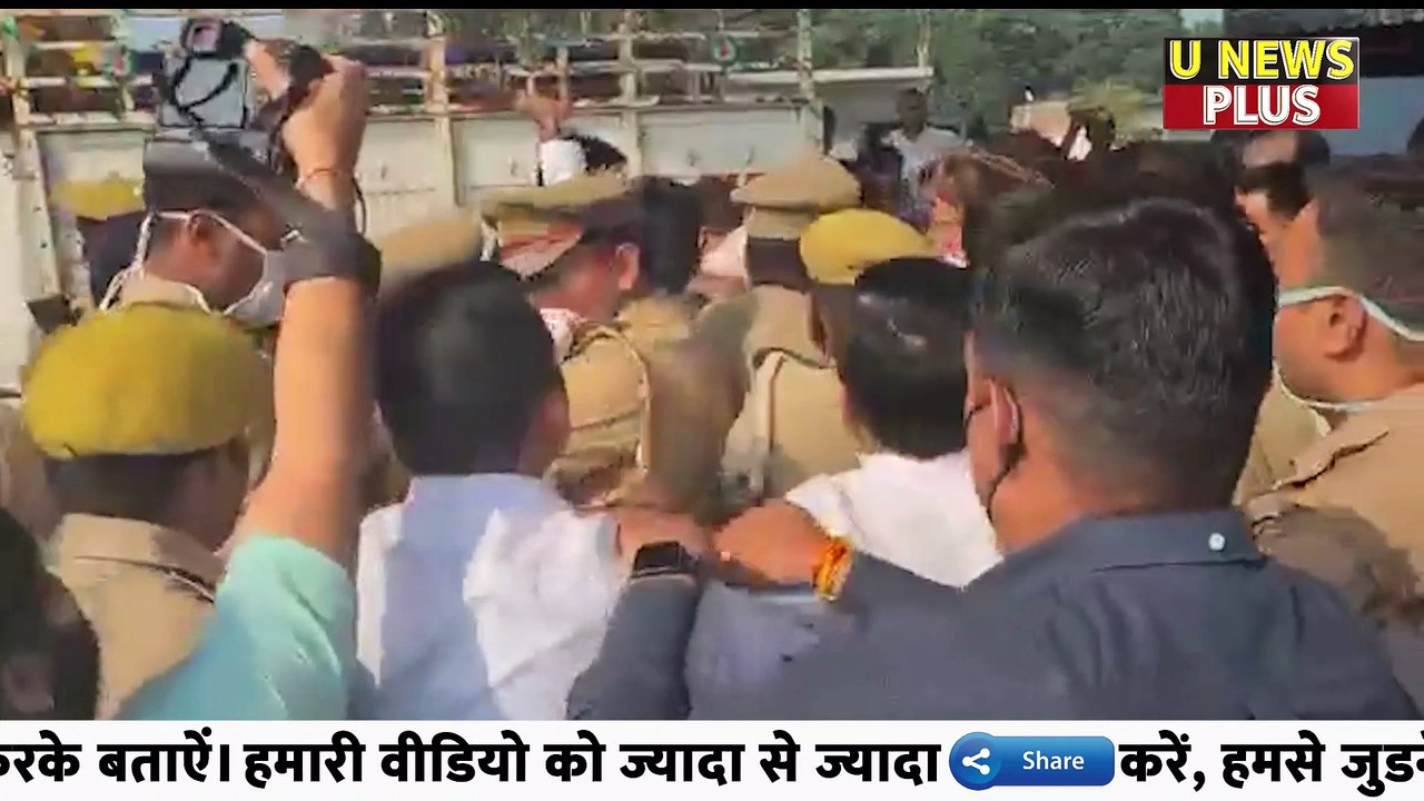 Jagdishpura Murder Case: यूपी पुलिस ने कांग्रेस महासचिव प्रियंका गांधी को आगरा जाने से रोका ||priyanka Gandhi