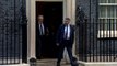 Boris Johnsons leaves Downing Street for PMQs