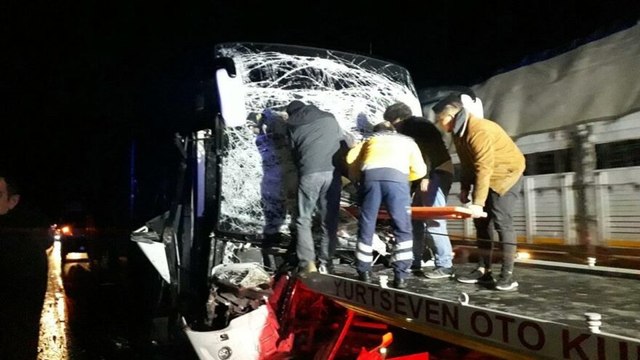 Otobüs kazasında bacağı kopan ikinci şoför öldü