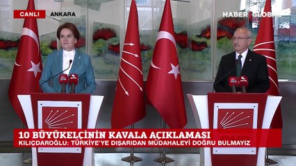 İYİ Parti Genel Başkanı Meral Akşener, CHP lideri Kemal Kılıçdaroğlu'nu ziyaret etti