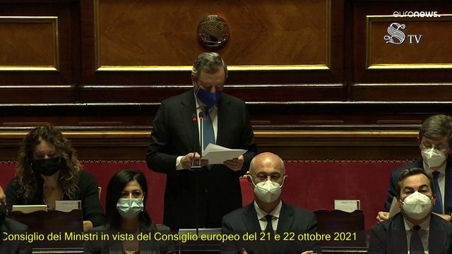 Mario Draghi: Vaccinazione italiana più veloce della media europea