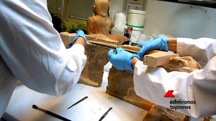 Restauro di un'Importante Urna Etrusca al Museo di Villa Giulia con il Supporto di Q8 🏺