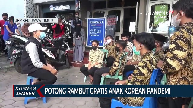 Potong Rambut Gratis untuk Anak Korban Pandemi Covid-19
