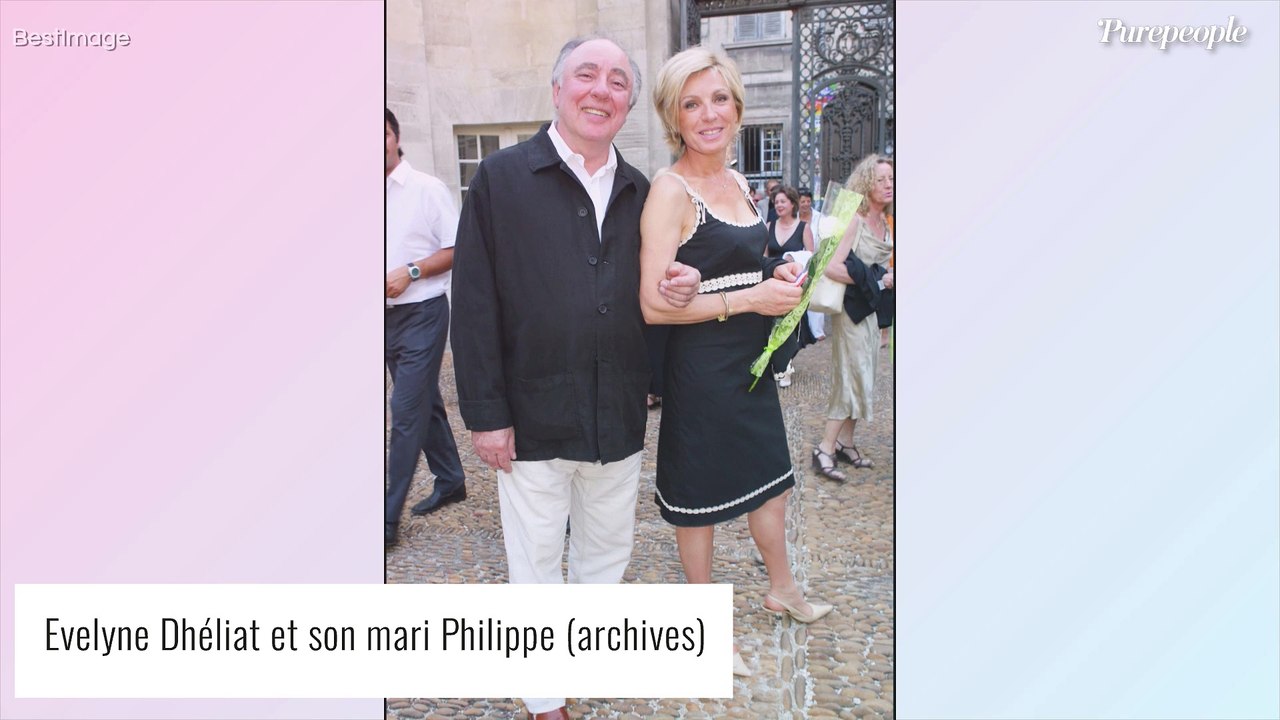 Evelyne Dheliat, la mort de son mari Philippe :  "Il faut aller de l'avant"