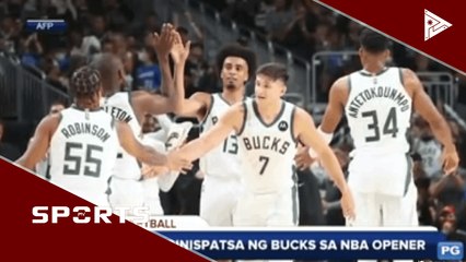 Nets, dinispatsa ng Bucks sa NBA opener