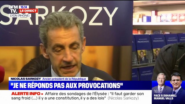 Nicolas Sarkozy: J'ai toujours respecté mes obligations, je n'ai rien à cacher, je me suis toujours expliqué