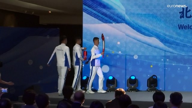 A chama olímpica já está na China para os jogos Pequim 2022