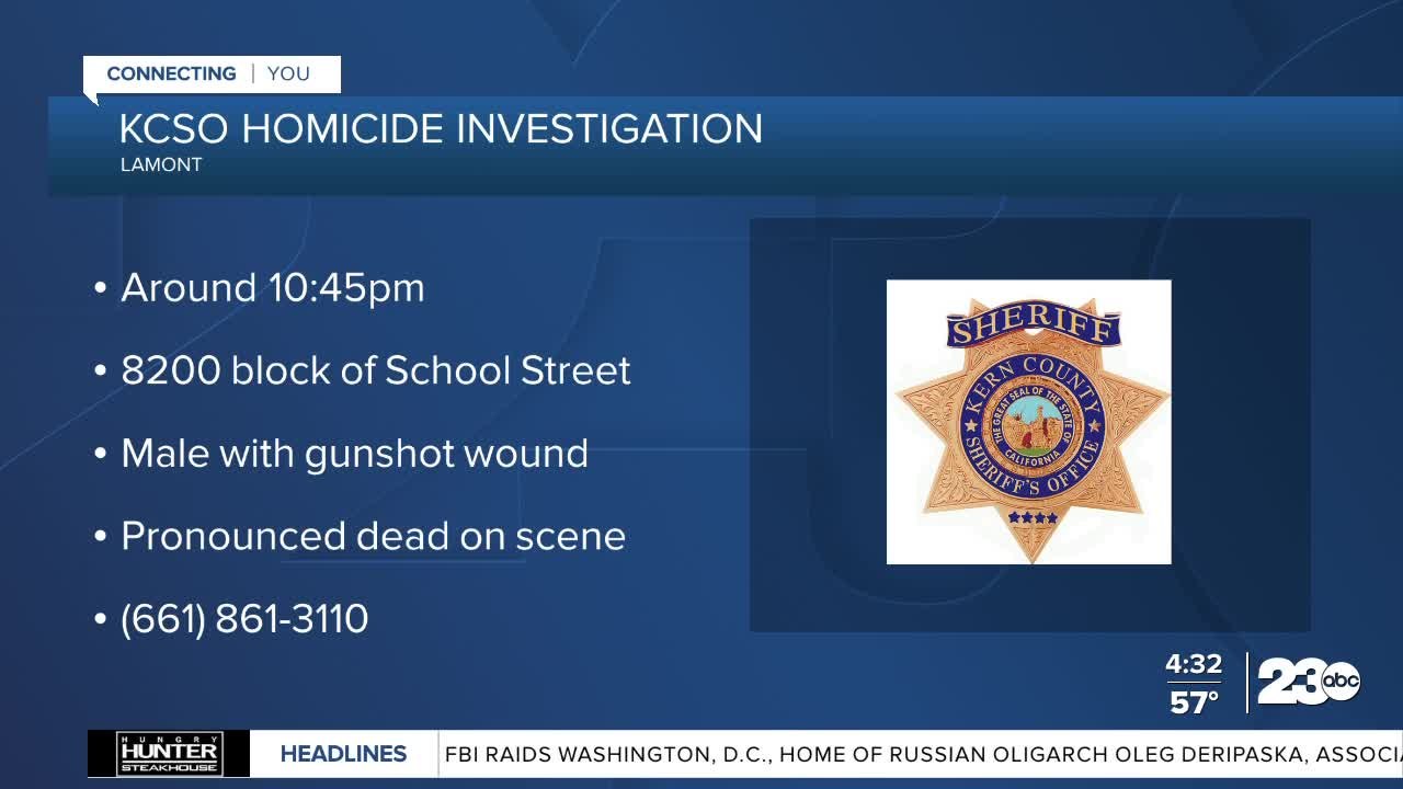 Kern County Sheriff’s Office: Man killed in Lam...