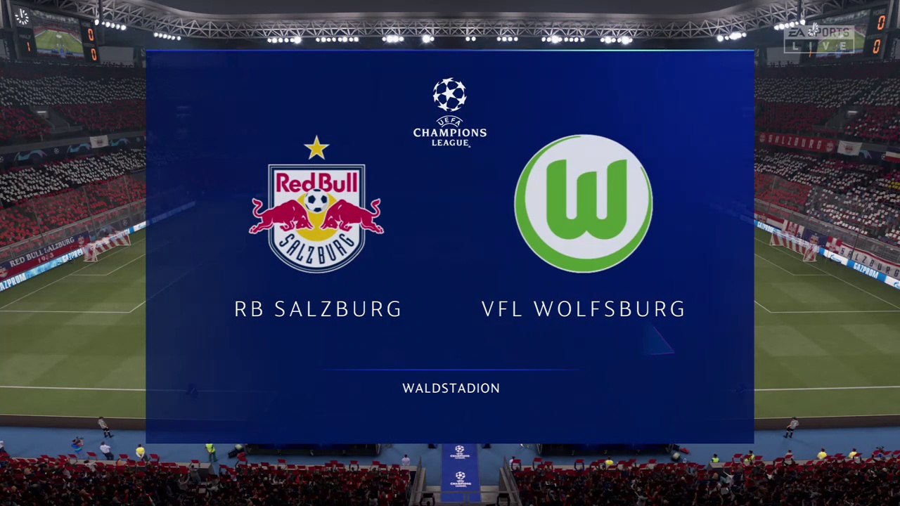 RB Salzburg vs Wolfsburg || Champions League - 20th October 2021 || Fifa 21