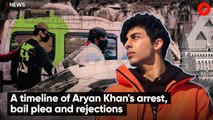 A timeline of Aryan Khan's arrest, bail plea and rejections