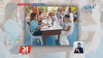 Bride na kakakasal pa lang, dumiretso sa COVID-19 vaccination site imbes na sa reception | 24 Oras