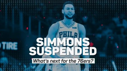 Скачать видео: Ben Simmons suspended - what's next for the 76ers?