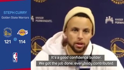 Télécharger la video: LeBron and Curry reflect on varying opening day fortunes