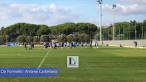 QUI FORMELLO - Allenamento pre Lazio - Marsiglia
