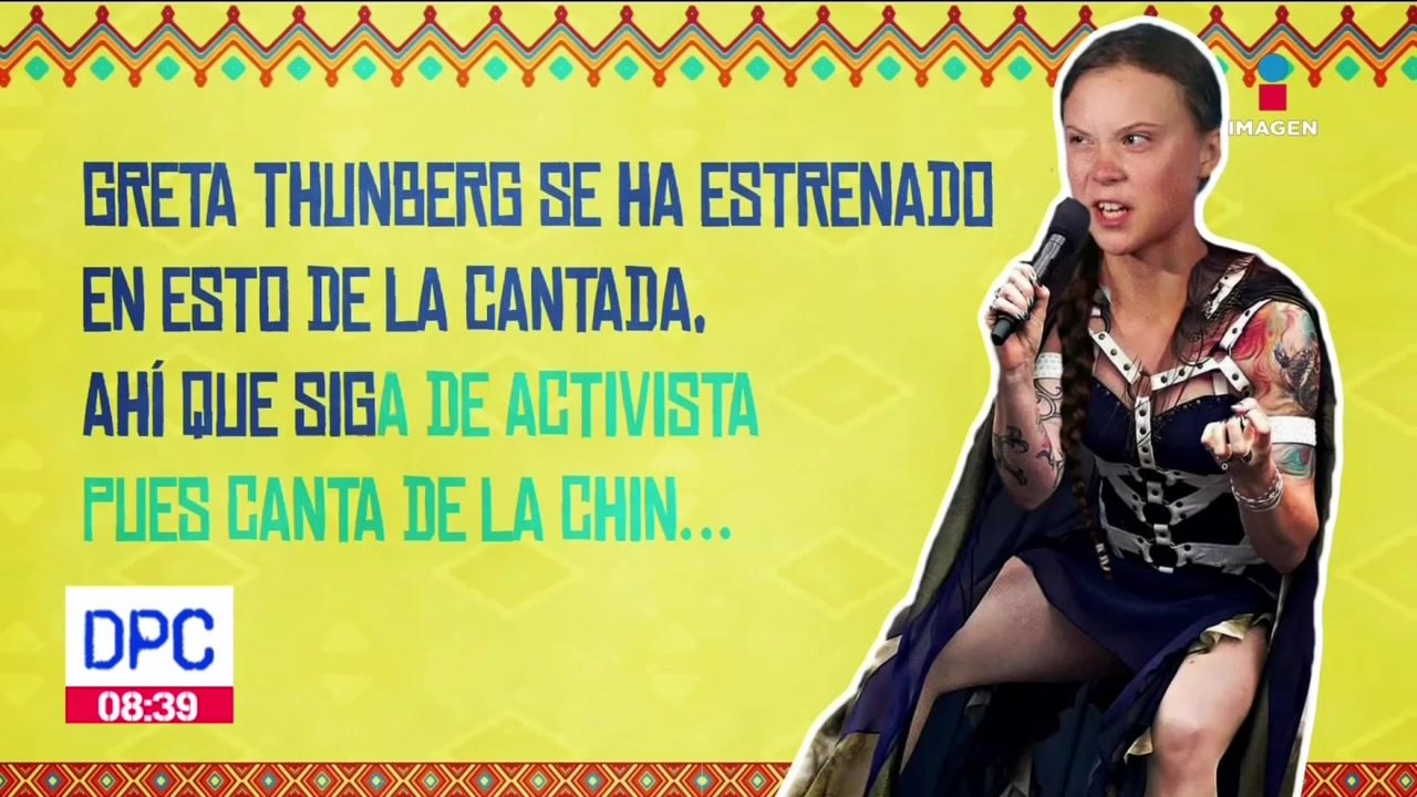 Greta Thunberg se estrena como "cantante" | Bombas yucatecas