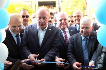 Muharrem İnce, Bandırma'da yarış atına bindi, esnafı gezdi